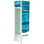 Showcase 382litres glass door with lock and key