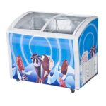 Showcase ice cream freezer 303 litres glass door