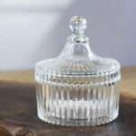 Classy glass sugar dish