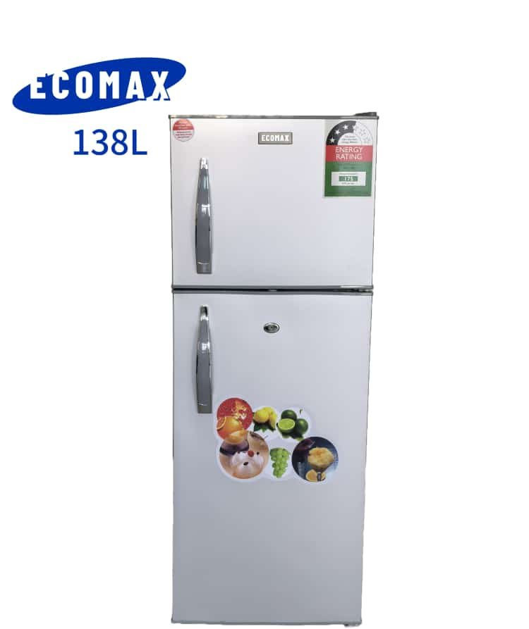 1000126066.jpg Ecomax 138 litres double door refrigerator with handle - Image 1