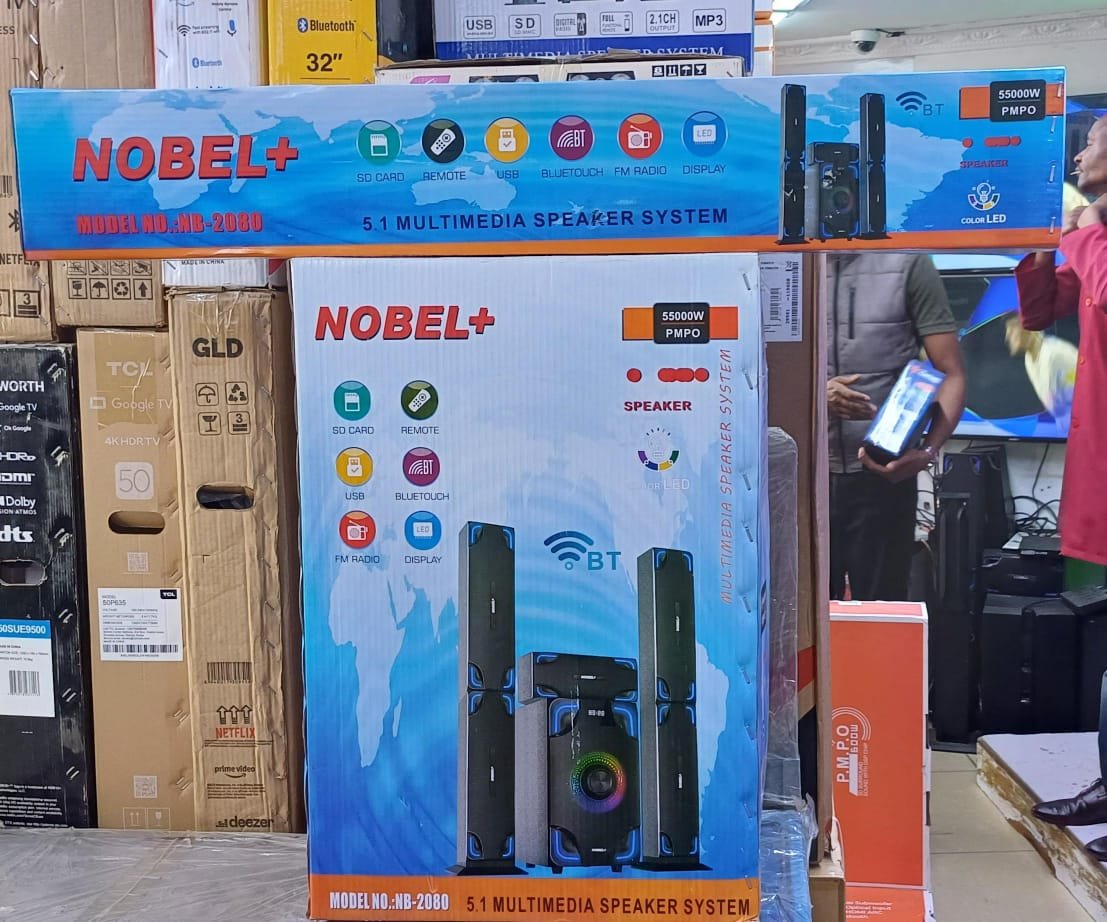 1000131188.jpg Nobel TALL BOY SPEAKERS-BT HOMETHEARE-55000W PMPO- NB 2080 - Image 1