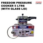 5LTRS PRESSURER COOKER WITH GLASS LID FREEDOM