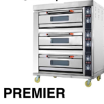 Premier Commercial electric oven 3 decks 6 trays