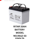 Ritar 33AH Battery model NO. RA12-33 12Volts