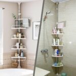4 Tier Adjustable Telescopic Multi-Corner Shelf Organiser