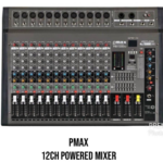 P Max 12CH Powered mixer