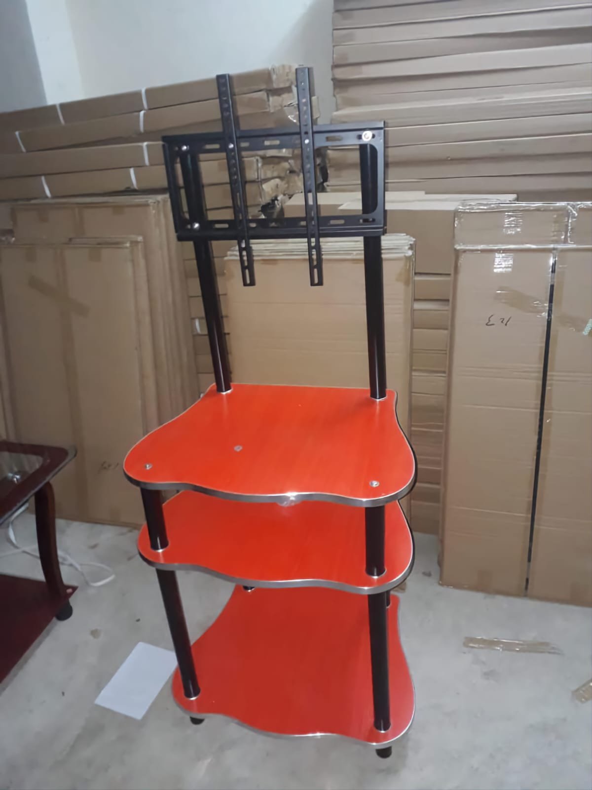 1000156198.jpg TV Trolley with Bracket - Image 1