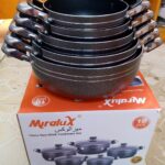 10 pieces miralux nonstick sufuria