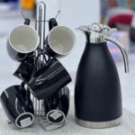 Black Flask Set