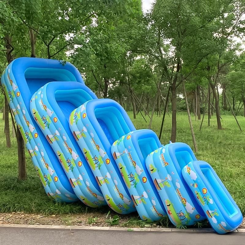 1000261679-1.jpg Summer Inflatable Pool for Kids Family with Electric Pump 2.1M - Image 1
