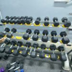 Hexagon dumbbells