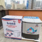 9.5kgs icona twin tub washing machine