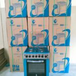 60*65 Euroken  3+1 standing cooker with electric double heater oven