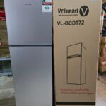Silver Volsmart 108 litres double door refrigerator