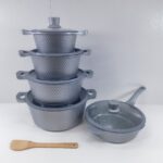 Bosch 11pc Cookware with Silicone lid covers