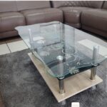 Executive glass coffee table