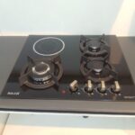 Bolesi inbuilt hob 3 gas burners +1 infrared electric with gas sensor
